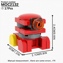 (MOC2132)MOOXI Most Complete Space Wars Droid Spider Bot Sentry Adult Building Block Set MOC Brick Model Kit DIY Diorama Toy For Boy Gift