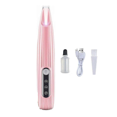 (pink)Saffory Dog Trimmer, Saffory Electric Dog Trimmer, Pet Micro Precision Trimmer