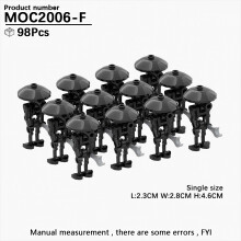 (MOC2006-F)MOOXI Most Complete Space Wars Droid Spider Bot Sentry Adult Building Block Set MOC Brick Model Kit DIY Diorama Toy For Boy Gift