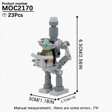 (MOC2170)MOOXI Most Complete Space Wars Droid Spider Bot Sentry Adult Building Block Set MOC Brick Model Kit DIY Diorama Toy For Boy Gift