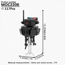 (MOC2206)MOOXI Most Complete Space Wars Droid Spider Bot Sentry Adult Building Block Set MOC Brick Model Kit DIY Diorama Toy For Boy Gift