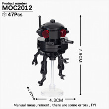 (MOC2012)MOOXI Most Complete Space Wars Droid Spider Bot Sentry Adult Building Block Set MOC Brick Model Kit DIY Diorama Toy For Boy Gift