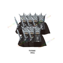 (TV5068 7-teilig) 7-teiliges Anime-Filmset TV6401 TV6402: Actionfiguren, Bausteine, Spielzeug, Orks,