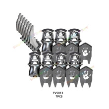 (TV5013 7-teilig) 7-teiliges Anime-Filmset TV6401 TV6402: Actionfiguren, Bausteine, Spielzeug, Orks,