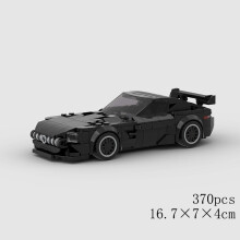 (10558 no box)MOC Speed Car Racing SUV Pickup GT500 G63 R8 RX7 Vehicle model Building Block Super Race brick Toy City Technical rally sport