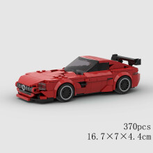 (10555 no box)MOC Speed Car Racing SUV Pickup GT500 G63 R8 RX7 Vehicle model Building Block Super Race brick Toy City Technical rally sport