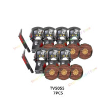 (TV5055 7-teilig) 7-teiliges Anime-Filmset TV6401 TV6402: Actionfiguren, Bausteine, Spielzeug, Orks,