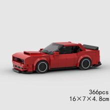 (10510 no box)MOC Speed Car Racing SUV Pickup GT500 G63 R8 RX7 Vehicle model Building Block Super Race brick Toy City Technical rally sport
