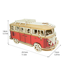 (MW-322)OUZEY 27-teiliges 3D-Holzauto-Puzzle-Set, DIY-Bausätze für alle Altersgruppen, ideal für den