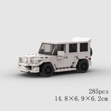 (10575 no box)MOC Speed Car Racing SUV Pickup GT500 G63 R8 RX7 Vehicle model Building Block Super Race brick Toy City Technical rally sport