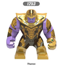1253Thanos, Stone Man, Hulk building blocks, mini assembled toys, children's holiday gifts