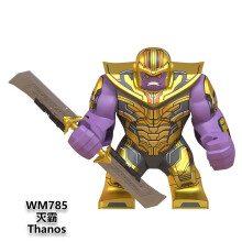 795Thanos, Stone Man, Hulk building blocks, mini assembled toys, children's holiday gifts