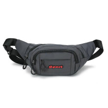 (Gray) Outdoor Sports Belt Bag Bum Bag Sports Waist Bag