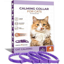 (Cat purple)2026 4pcs For Cats Package Condiser Neck, Cat Condiser Collar , Anxiety Relief for Cats , Caller Cat Collar