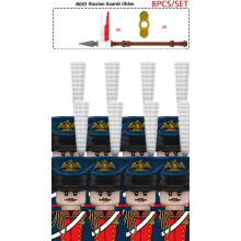 (8PCS-N043)Napoleonic Wars Soldiers Figures Building Blocks French Dragoon Grenadier Prussian Army B