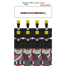 (8PCS-N039) Napoleonische Kriege Soldatenfiguren Bausteine Französischer Dragoner Grenadier Preußi