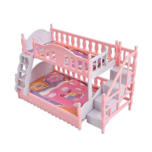 Small Furniture Ornament Miniature Bed Bunk Doll house Living Room Decoration