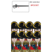 (8PCS-N045)Napoleonic Wars Soldiers Figures Building Blocks French Dragoon Grenadier Prussian Army B