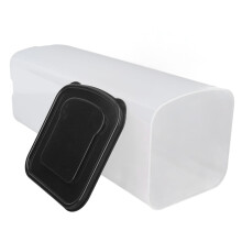 Bread Storage Box Large Capacity, 13x34.5 cm Black