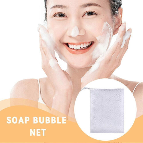 Portable Soap Mesh Foaming Net Bubble Mesh Bag Skin Clean Tool 2