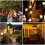 String lights - LECOO - 100 Warm White LEDs - 12.1m - 8 Modes - IP65 Waterproof 4