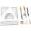 Math Geometry Compass Kit - 10 Pieces Per Set Student Geometric Compass Set High Precision Metal School Compasses [u2577] 3