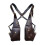 （1 Pack）Leather Shoulder Hidden Underarm Strap Wallet-DN 1