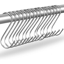 A Set Of 15 Stainless Steel S-hooks, Corrosion-resistant Metal Hooks