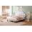4ft6 Double Upholstered Bed with LED Adjustable Cute Cloud Headboard 3