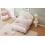 4ft6 Double Upholstered Bed with LED Adjustable Cute Cloud Headboard 4