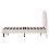 4ft6 Double Upholstered Bed with LED Adjustable Cute Cloud Headboard 9