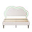 4ft6 Double Upholstered Bed with LED Adjustable Cute Cloud Headboard 10