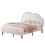 4ft6 Double Upholstered Bed with LED Adjustable Cute Cloud Headboard 11