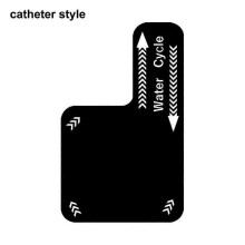 (Black catheter style) Mobile Phone Cooling Plate Universal For Smartphone Radiator Cooler Pad