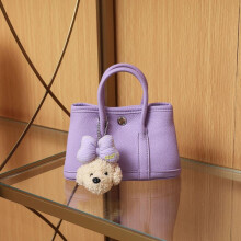 (Purple) Garden Bag Mini Genuine Leather Pebbled Shoulder Bag Crossbody Purse for Women Small Tote Handbag