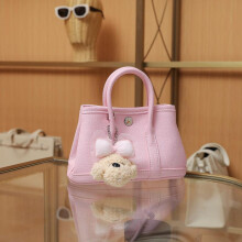 (Pink) Garden Bag Mini Genuine Leather Pebbled Shoulder Bag Crossbody Purse for Women Small Tote Handbag