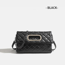 (Black, 29*7*19cm) 2026 New Women's Bag Classic Quilted Chain Shoulder Crossbody Foldable Bag Small Fragrance Style Handbag