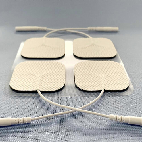 (20PCS) 4/20pcs Replacement Electrode Pads Gel Body Massager Stickers Reusable 2