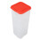 Bread Storage Box Red 13 x 34.5 cm Large Capacity 3