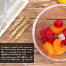 Skid-Free Acrylic Mixing Bowl Slanted