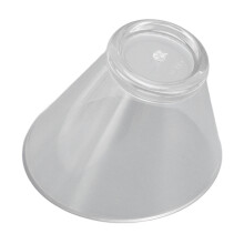 Elegant Acrylic Slanted Salad Bowl Skid Free