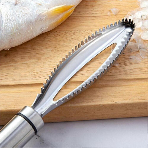 24cm Fish Scale Remover Scaler Scraper Cleaner Kitchen Gadgets Peeler 2