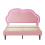 4ft6 Double Bed with LED Adjustable Cloud Headboard Upholstered Frame 6