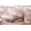 4ft6 Double Bed with LED Adjustable Cloud Headboard Upholstered Frame 12