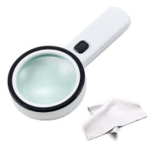 Lighted Magnifying Dlass 10x Handheld Magnifying Dlass with Light
