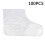 100pcs Disposable Plastic Foot Covers Bags Clear Booties Paraffin Bath 1
