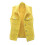 (S,Yellow)Women Spring And Autumn Coats Solid Sleeveless Denim Jacket Outerwear - PJ 1