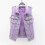 (M,Purple)Women Spring And Autumn Coats Solid Sleeveless Denim Jacket Outerwear - PJ 1