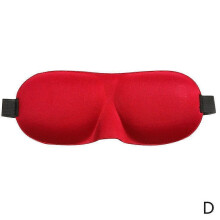 (wine red) Travel 3D Eye Mask Sleep Soft Padded Shade Cover Rest Relax Sleeping Blindfol