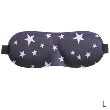 (Multicolor) Travel 3D Eye Mask Sleep Soft Padded Shade Cover Rest Relax Sleeping Blindfol